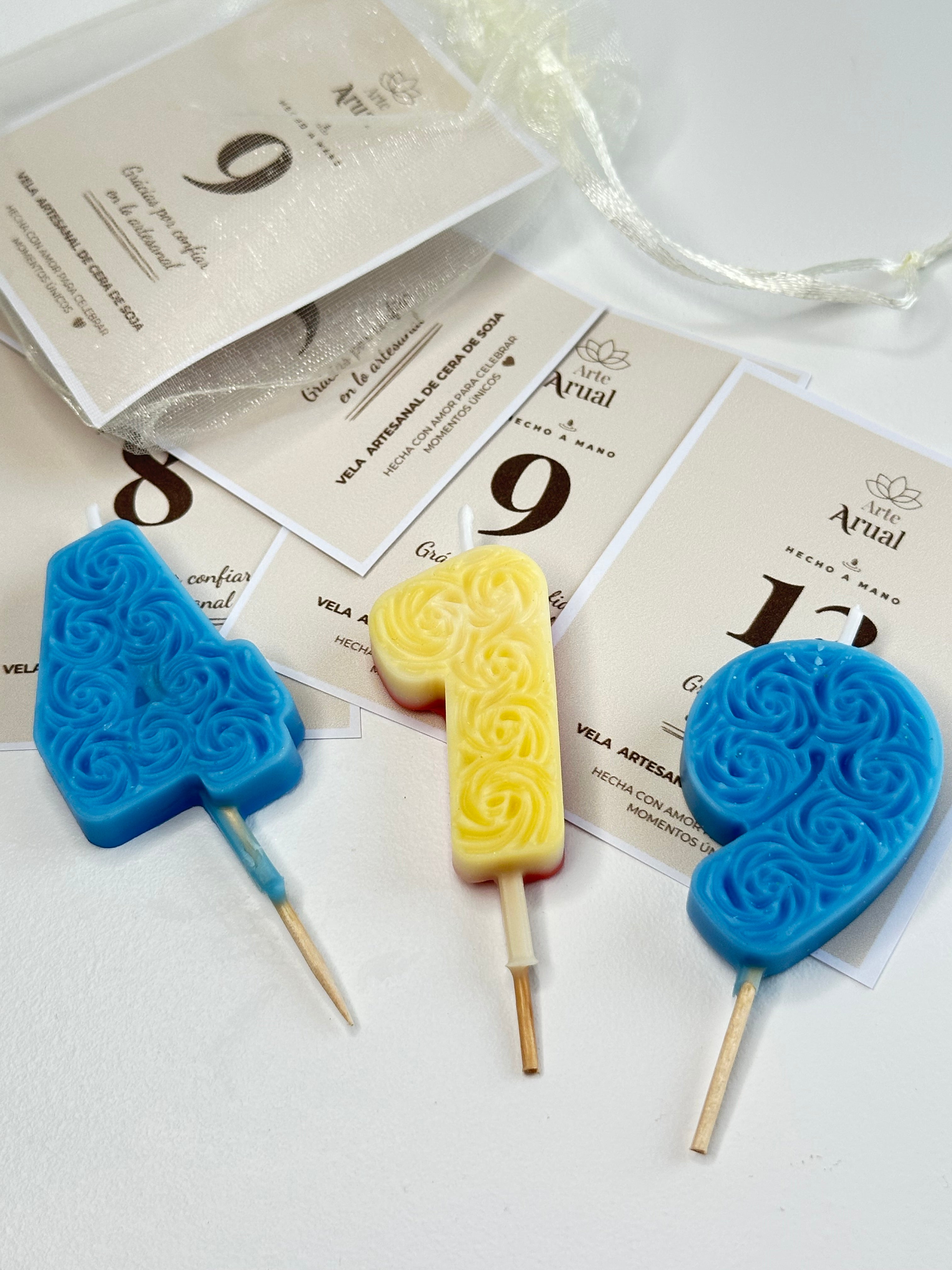 Velas de Cumpleaños Personalizadas – Cera de Soja